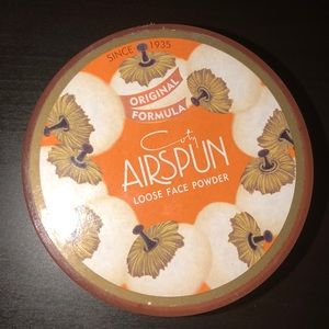 Air spun loose face powder
